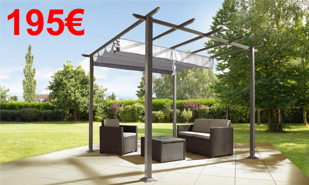 pergola alu pas cher brico depot